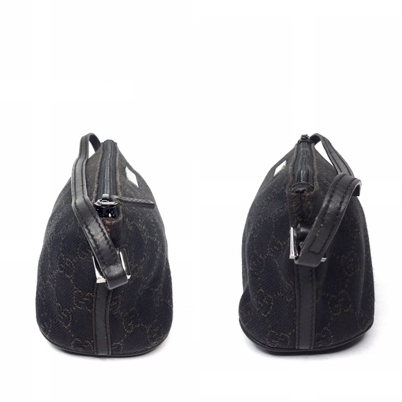 Authentic Gucci brown monogram small baguette bag - Picture 14 of 16